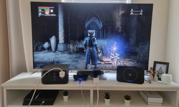 Games Console powered by EcoFlow EB3A